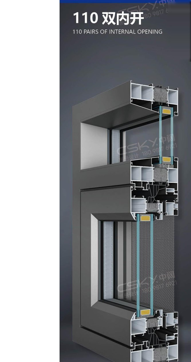 110 双内开 — 110 DOUBLE INTERNAL OPENING